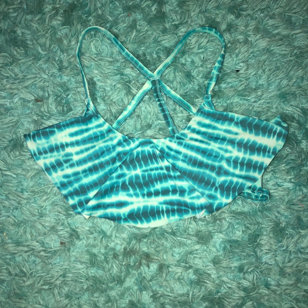 PINK flowy bathing suit top